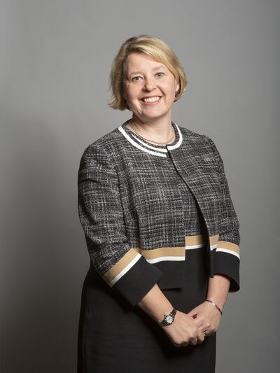 Nickie Aiken, whose husband Alex Aiken recently took on a role advising on foreign affairs in the UAE, is stepping down as MP for the Cities of London and Westminster. Photo: David Wollfall / UK Parliament