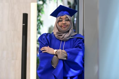 Saarah Abdulla, 28, MBZUAI graduate. Khushnum Bhandari / The National 
