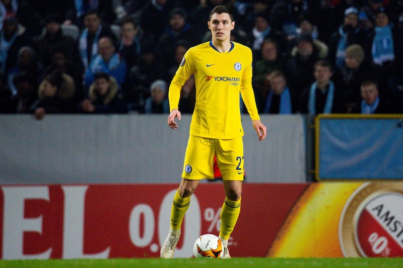 FILE PHOTO: 190214 Andreas  Christensen of Chelsea during the Europa league match between Malm FF and Chelsea on February 14, 2019 in Malm. Photo: Ludvig Thunman / BILDBYRÅN / kod LT/File Photo