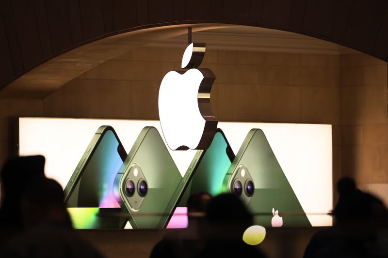 1st: Apple - market cap = $2.49tn. Getty Images / AFP
