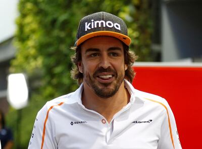 FILE PHOTO: Formula One F1 - Singapore Grand Prix - Marina Bay Street Circuit, Singapore - September 16, 2018  McLaren's Fernando Alonso before the race  REUTERS/Edgar Su/File Photo