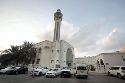 Abu Dhabi, United Arab Emirates - October 29, 2018: Al Rasool Mosque. Neighborhood profile of Baharna. Monday, October 29th, 2018 Baharna, Abu Dhabi. Chris Whiteoak / The National