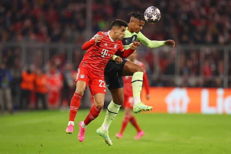 Manuel Akanji – 6. Like Nathan Ake, struggled with the pace of Kingsley Coman and Leroy Sane in the first half, with one turn from the Frenchman he won’t want to see again. Also harshly penalised for Bayern’s penalty, but other than that could be pleased with his night’s work. Getty 