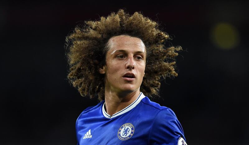 David Luiz has moved across London from Chelsea to Arsenal for £8 million. EPA