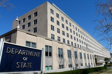 The Harry S Truman Building in Washington, headquarters of the US State Department. US officials ordered non-essential diplomats at the US embassy in Chad to leave because of possible insurgent attacks. AP 