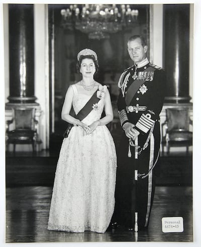 Queen Elizabeth and Prince Philip pose in a photograph by Anthony Buckley. The collection of 26 photographs will be auctioned at Ewbank’s. Anthony Buckley & Constantine Ltd