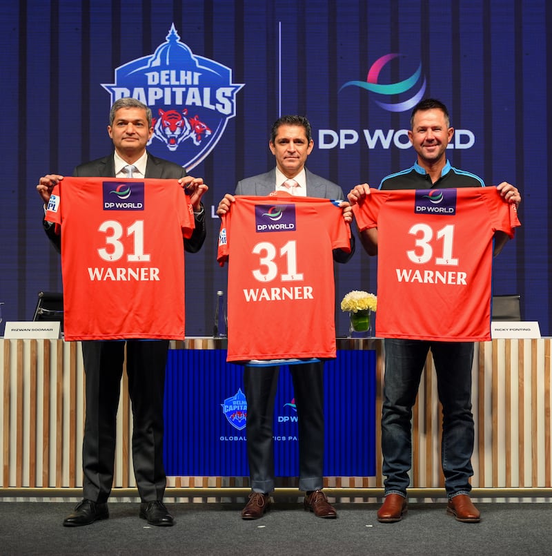 DP World is now the global logistics partner of cricket team Delhi Capitals. Photo: DP World