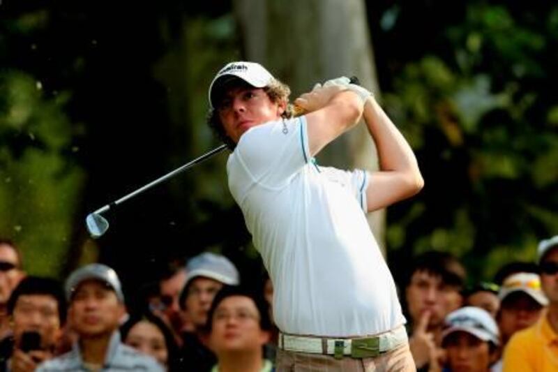 HONG KONG - NOVEMBER 21:   Rory Mcilroy of Northern Ireland hits a shot during day four of the UBS Hong Kong Open at The Hong Kong Golf Club on November 21, 2010 in Hong Kong.  (Photo by Stanley Chou/Getty Images) *** Local Caption ***  GYI0062555495.jpg