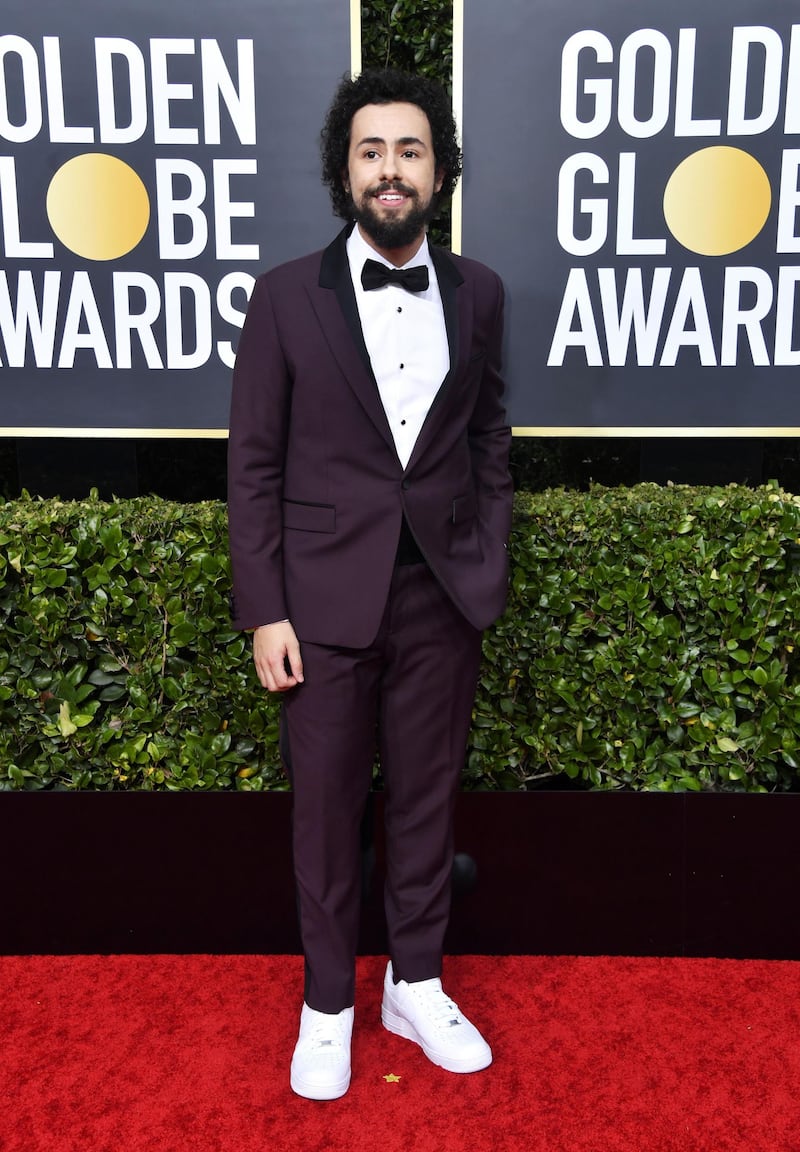Ramy Youssef arrives at the 77th annual Golden Globe Awards at the Beverly Hilton Hotel on January 5, 2020. AFP