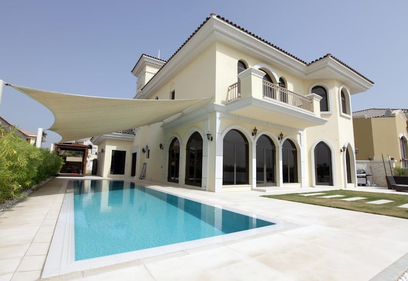 United Arab Emirates - Dubai - Aug 03 - 2010 : Villa F-51 on Palm Jumeirah. ( Jaime Puebla / The National ) House&Home