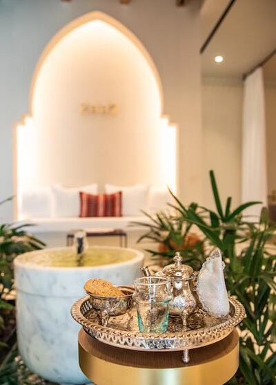 Zaaz spa in Dubai offers hammam treatments. Courtesy Zaaz 