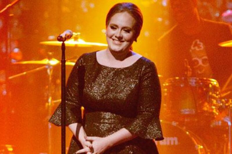 The singer Adele.