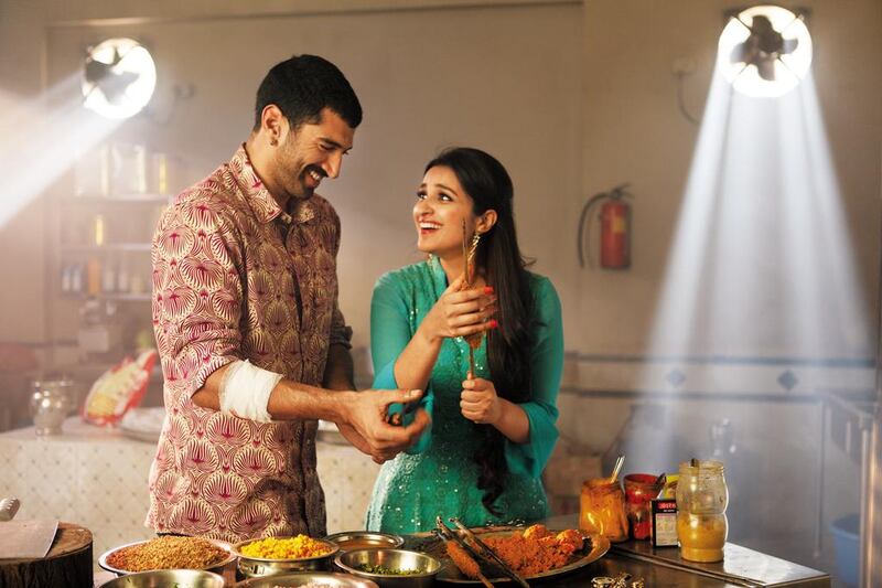 A scene from the film Daawat-E-Ishq starring Aditya Roy Kapur and Parineeti Chopra. Courtesy Yash Raj Films