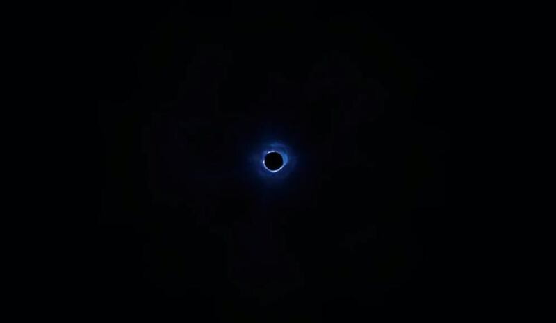 A still taken from the Fortnite black hole live stream. Courtesy YouTube
