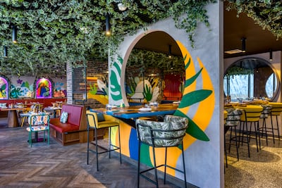 Colourful dining and creative cuisine at Sante Ria Restaurant & Bar at The First Collection at Jumeirah Village Circle. Photo: The First Group