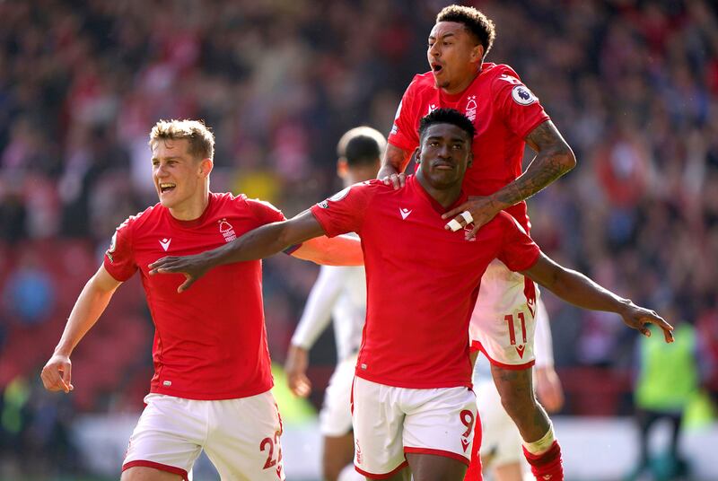 Taiwo Awoniyi - 7. The Nigerian put in a big performance against his former club. He used his strength to hold up the ball and scored the vital goal. He was replaced by Worrell in the 64th minute. AP