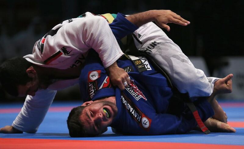 Veiera is in the thick of it against Almeida. Francois Nel / Getty Images