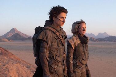 Timothee Chalamet and Rebecca Ferguson star in the 2020 film adaptation of 'Dune'. Warner Bros / Instagram