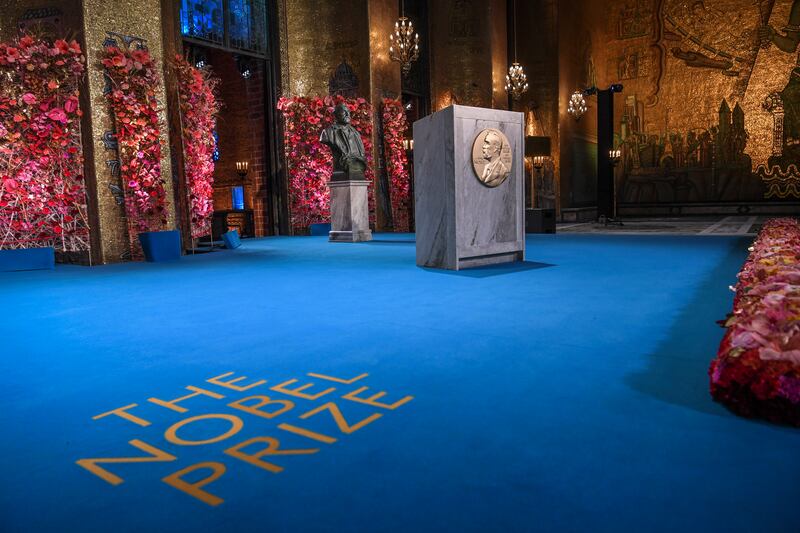 Just a few dozen people are involved in deciding who wins Nobel Prizes. AP