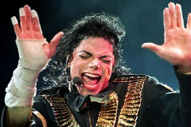 Michael Jackson, pictured in 1993, during his 'Dangerous World Tour' in Singapore. AFP