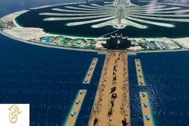 The Pharaoh’s Pass concept by the National Advisor Bureau aims to create a giant aquarium off The Palm in Dubai or near Lulu Island in Abu Dhabi. Courtesy: NAB
