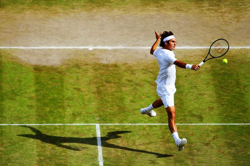 Roger Federer has dropped just one set on his way to the Wimbledon final. Jan Kruger / Getty Images