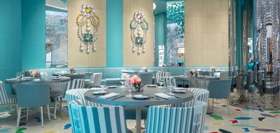 Blue Box Cafe serves French-inspired New York classics. Photo: Tiffany & Co