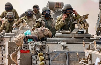 Israel military outside Gaza. EPA
