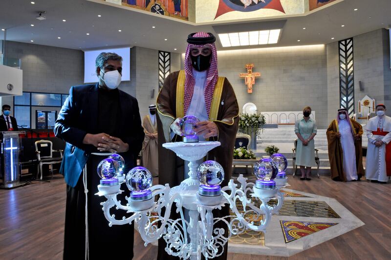 Hamad bin Isa Al Khalifa, the King of Bahrain, granted the 9,000 square metre plot of land eight years ago. Mazen Mahdi / AFP