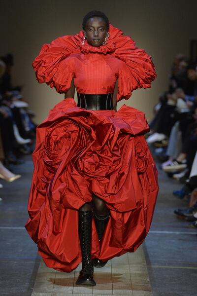 Alexander McQueen autumn / winter 2019 at Paris Fashion Week. Getty