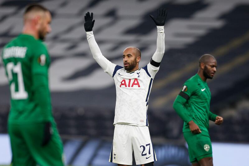 Lucas Moura – 6. Was wasteful with his passing in times but kept battling on and was rewarded with Tottenham’s fourth goal.  AP