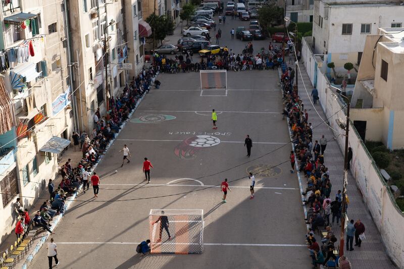 The Al Falaki tournament, Egypt's oldest Ramadan street football competition, is held in Alexandria. All photos by Mahmood Nasr/The National