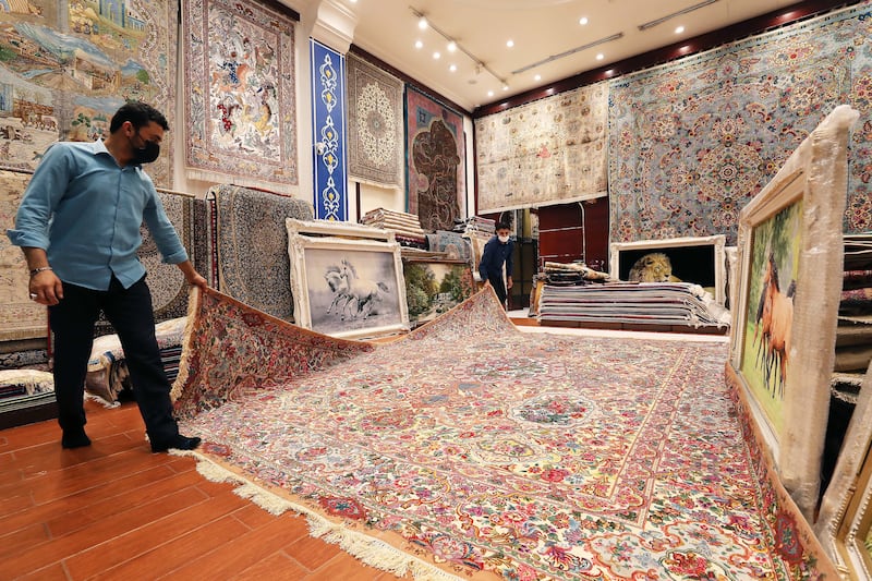 Amir Ghanbarinia, managing director at Heritage Carpet, says the UAE's royal families are some of their biggest customers.