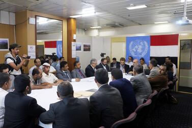 Yemen's Houthi rebels agreed to let aid through to captive civilians at talks with UN and and government officials in early September. EPA