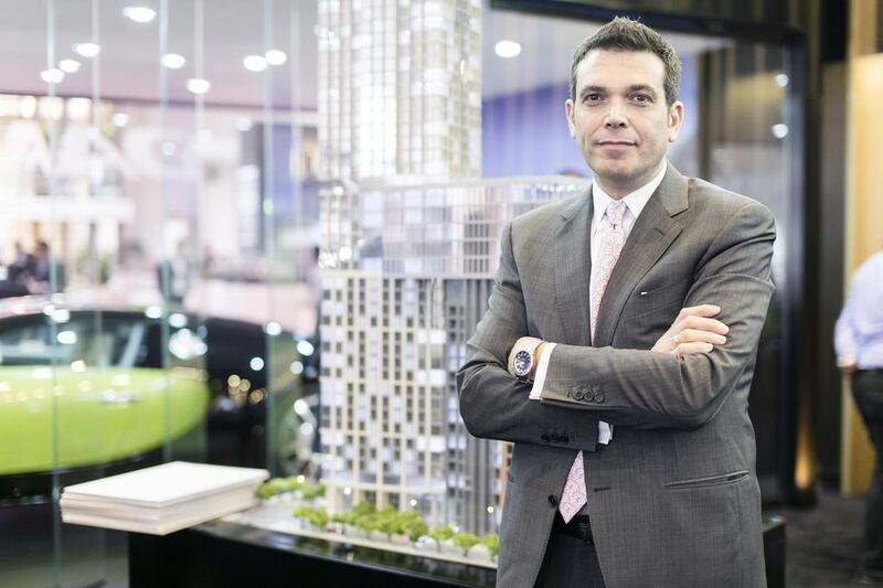Ziad El Chaar, the managing director of Damac Properties, says the return on investment on their projects is between 7 per cent and 8 per cent. Reem Mohammed / The National