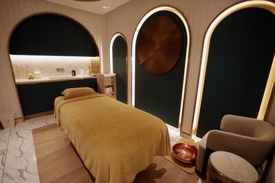 The spa has excellent therapists and is an elegant place to escape the city. Chris Whiteoak / The National