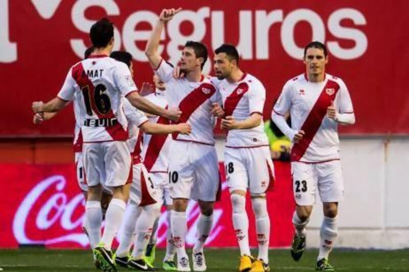 Rayo Vallecano are among those who have failed to conduct responsibly on the financial front. Dani Pozo / AFP