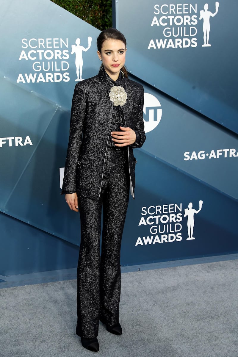 Margaret Qualley in Chanel at the 26th annual Screen Actors Guild Awards ceremony at the Shrine Auditorium in Los Angeles, California, USA, 19 January 2020. EPA
