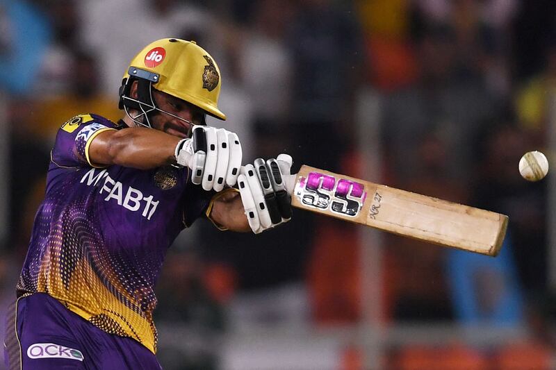 Kolkata Knight Riders' Rinku Singh hit five sixes off the last five balls of the match to defeat Gujarat Titans in Ahmedabad. AFP