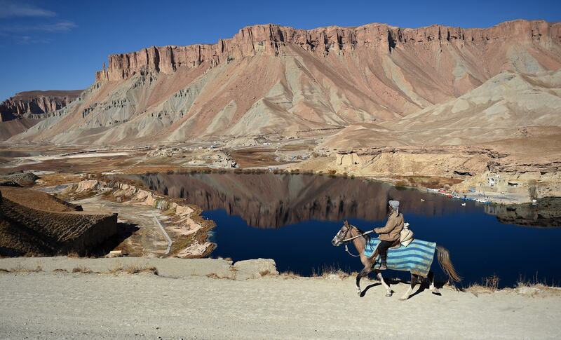 Many fear for the region's heritage, as Band-e Amir is known for relics from its Buddhist past. AFP