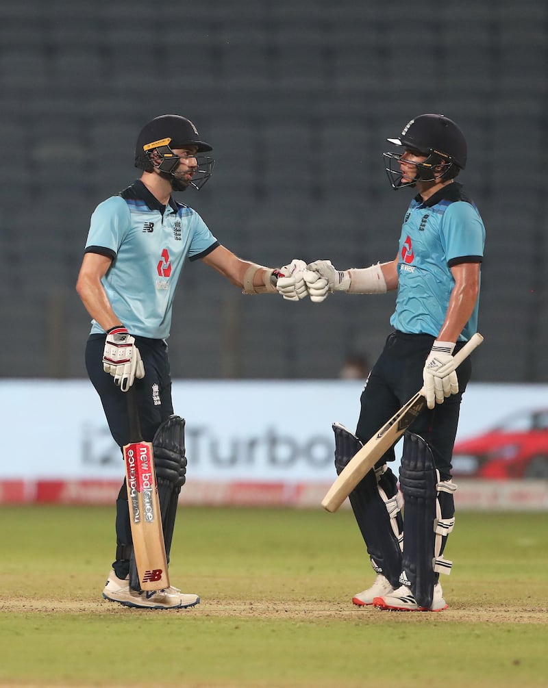 Mark Wood and Sam Curran reviced England with a 60-run partnership. Getty