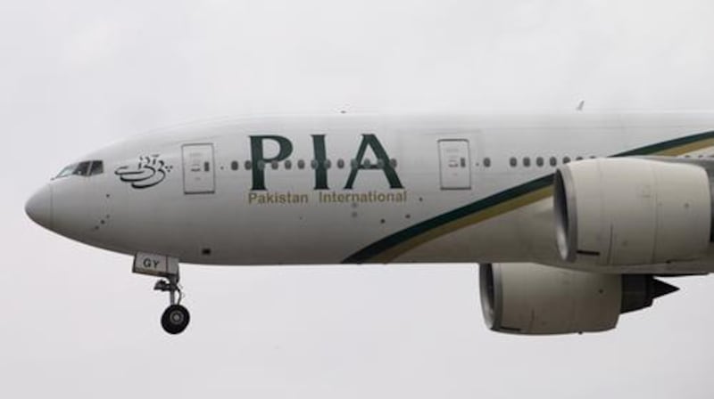 A Pakistan International Airlines passenger jet. AP 
