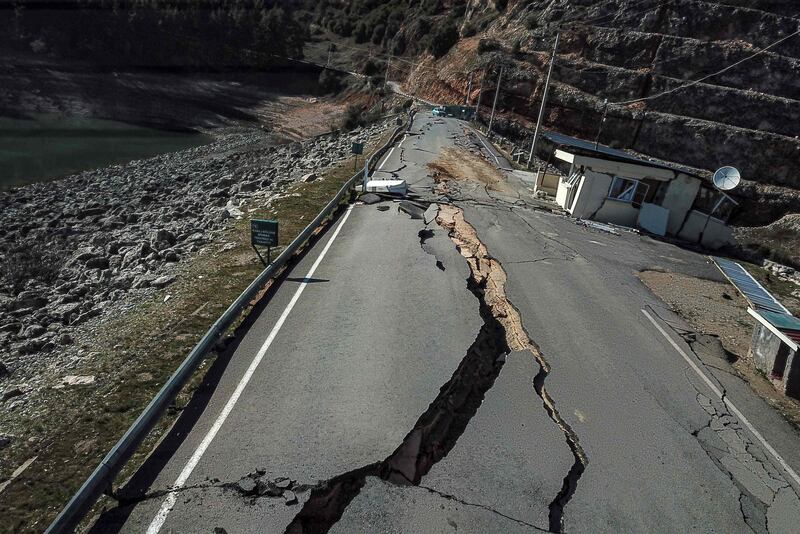 Land on either side of the ruptures moved in opposite directions up to seven metres in some locations, according to data from the California Institute of Technology. AFP