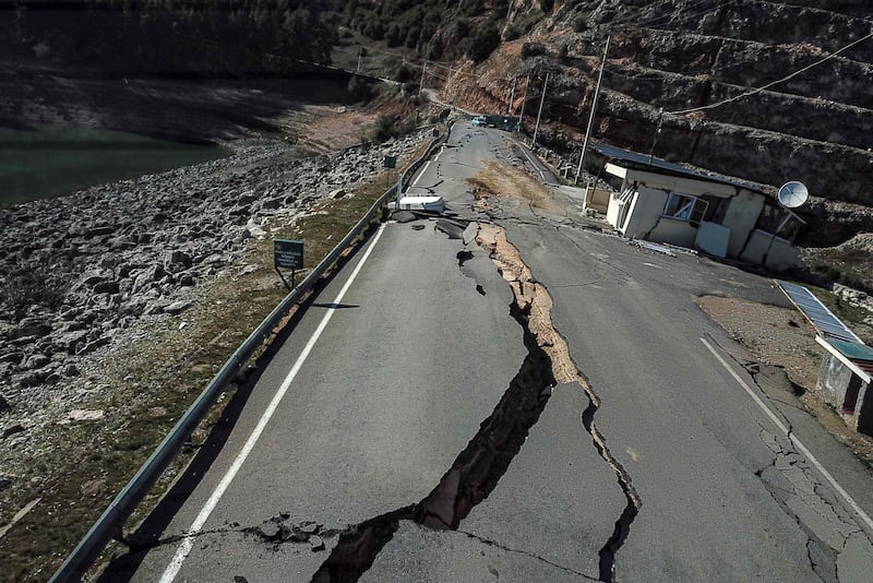 Land on either side of the ruptures moved in opposite directions up to seven metres in some locations, according to data from the California Institute of Technology. AFP