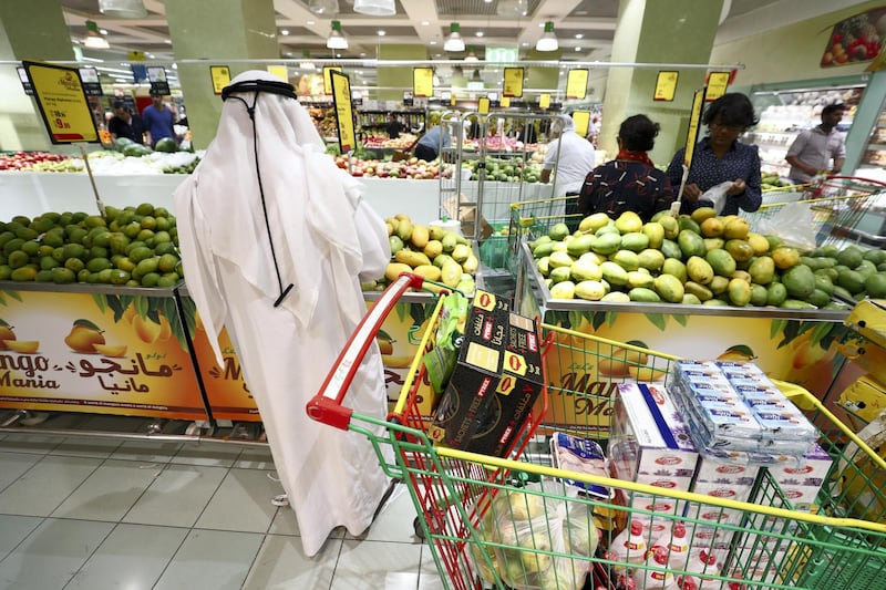 Abu Dhabi, United Arab Emirates - May 05, 2019: People shopping for Ramadan. Sunday the 5th of May 2019. Al Wahda Mall, Abu Dhabi. Chris Whiteoak / The National