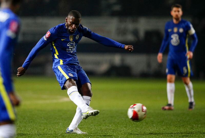 Antonio Rudiger 6 - Very much the experienced head in the Chelsea back three, but you wouldn’t have known as the visitors were at sixes and sevens from the first whistle. Hammered an ambitious strike straight into Lukaku, but he was much better after the break.

AFP