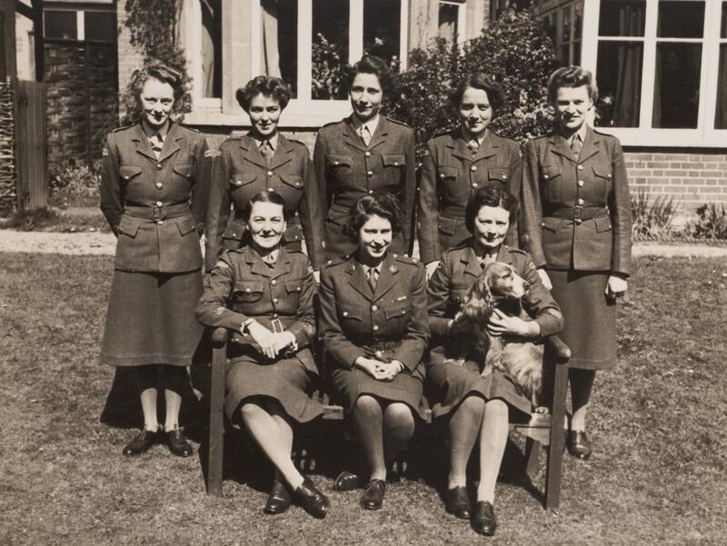 The photographs of Queen Elizabeth belonged to her driving instructor at the Auxiliary Territorial Service, Major Violet Wellesley.