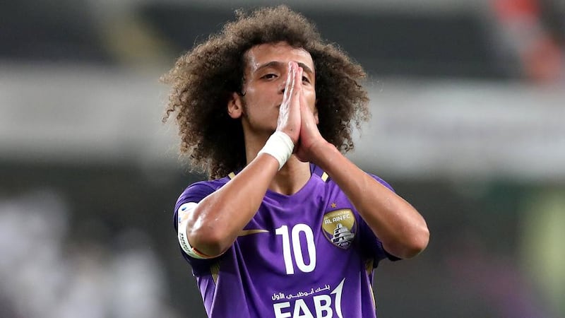 Omar Abdulrahman's contract with Al Ain runs until the end of the 2017/18 season. Chris Whiteoak / The National