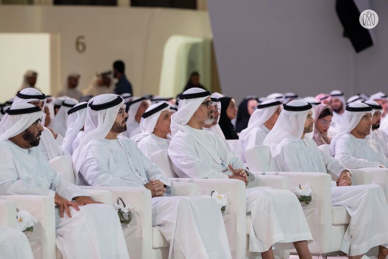 Sheikh Khaled bin Mohamed, Crown Prince of Abu Dhabi and Chairman of the Abu Dhabi Executive Council, attends the UAE government annual meetings. Photo: Dubai Media Office