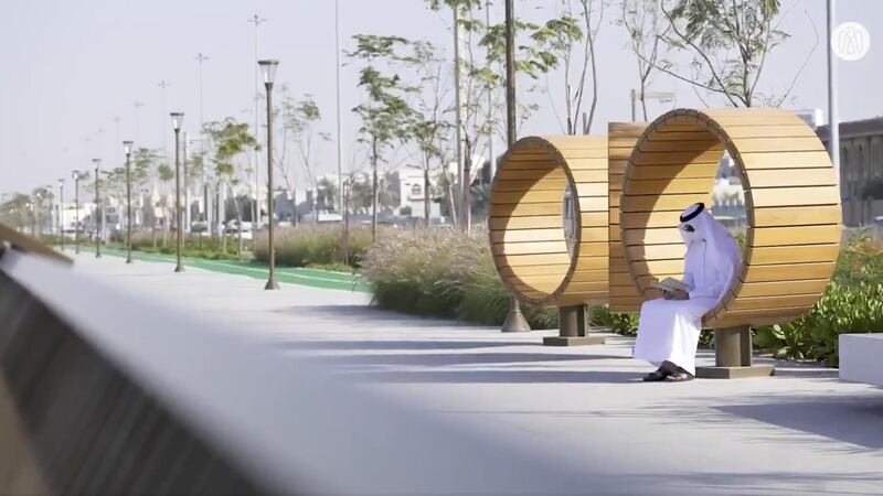 The new promenade at Al Gurm Corniche. Courtesy: Abu Dhabi Media Office